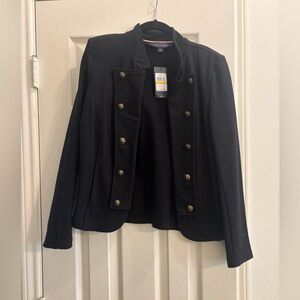 Tommy Hilfiger Black Double-Breasted Blazer